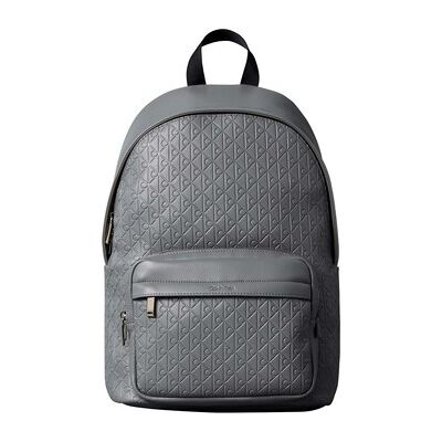 Sac a dos Calvin Klein Jeans Emblem Aop Emboss Round Backpack Gris Unique Heren Sac a dos Calvin Klein Jeans Emblem Aop Emboss Round Backpack Gris Unique Heren