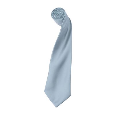 Cravate en satin bleu étroite Premier - Cravate Cravate en satin bleu étroite Premier - Cravate