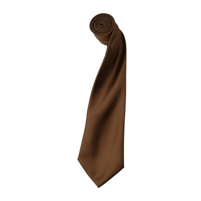 Cravate en satin Premier pour hommes à lame étroite - Cravate Cravate en satin Premier pour hommes à lame étroite - Cravate