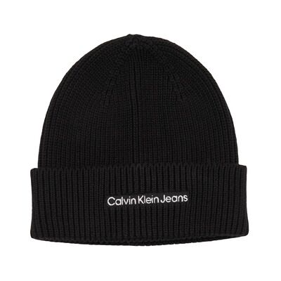 Bonnet Calvin Klein Jeans Institutional Beanie Noir Unique,EU M / L Dames Bonnet Calvin Klein Jeans Institutional Beanie Noir Unique,EU M / L Dames