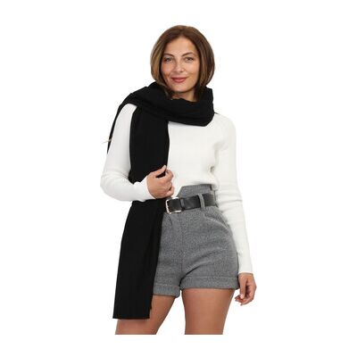 Echarpe La Modeuse Foulards, écharpes pour femme - Noir - Noir Unique Dames Echarpe La Modeuse Foulards, écharpes pour femme - Noir - Noir Unique Dames