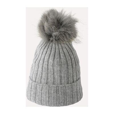 Bonnet Chikooparis Bonnet 100% pur cachemire AICA - Gris Gris Unique Dames Bonnet Chikooparis Bonnet 100% pur cachemire AICA - Gris Gris Unique Dames