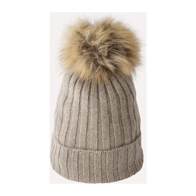 Bonnet Chikooparis Bonnet 100% pur cachemire AICA - Avoine Beige Unique Heren Bonnet Chikooparis Bonnet 100% pur cachemire AICA - Avoine Beige Unique Heren