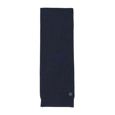 Echarpe BOSS Echarpe marine en laine Bleu Unique Heren Echarpe BOSS Echarpe marine en laine Bleu Unique Heren