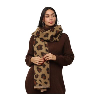 Echarpe La Modeuse Foulards, écharpes pour femme - Taupe - Beige Unique Dames Echarpe La Modeuse Foulards, écharpes pour femme - Taupe - Beige Unique Dames
