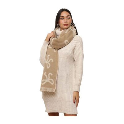 Echarpe La Modeuse Foulards, écharpes pour femme - Beige / Camel - Beige Unique Dames Echarpe La Modeuse Foulards, écharpes pour femme - Beige / Camel - Beige Unique Dames