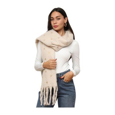 Echarpe La Modeuse Foulards, écharpes pour femme - Beige - Beige Unique Dames Echarpe La Modeuse Foulards, écharpes pour femme - Beige - Beige Unique Dames