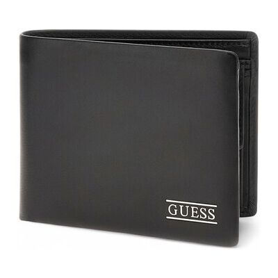 Portefeuille Guess SMNEBRLEA20-PE25-BLA Noir Unique Heren Portefeuille Guess SMNEBRLEA20-PE25-BLA Noir Unique Heren