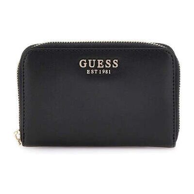 Portefeuille Guess Portefeuille Laurel Small Zip Black Noir Unique Jongens Portefeuille Guess Portefeuille Laurel Small Zip Black Noir Unique Jongens