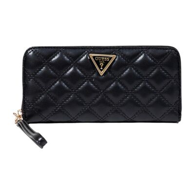 Portefeuille Guess GIULLY II SLG LARGE ZIP AROUND SWQG96 73146 Noir Unique Dames Portefeuille Guess GIULLY II SLG LARGE ZIP AROUND SWQG96 73146 Noir Unique Dames