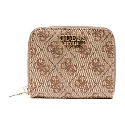 Portefeuille Guess LAUREL II SLG SMALL ZIP AROUND SWSG74 59137 Beige Unique Dames Portefeuille Guess LAUREL II SLG SMALL ZIP AROUND SWSG74 59137 Beige Unique Dames