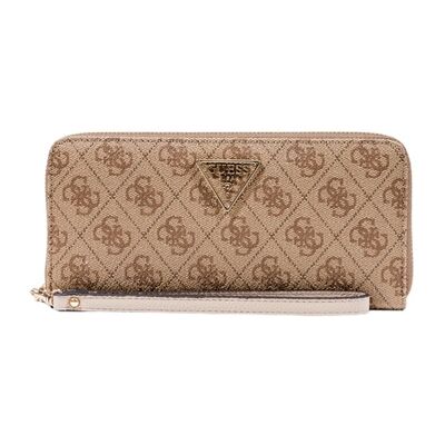 Portefeuille Guess LAUREL II SLG LARGE ZIP AROUND SWSG74 59146 Beige Unique Dames Portefeuille Guess LAUREL II SLG LARGE ZIP AROUND SWSG74 59146 Beige Unique Dames