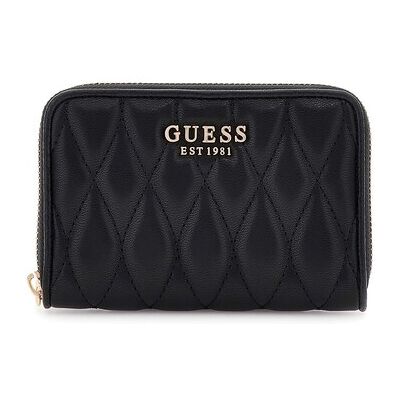 Portefeuille Guess Valla Slg Medium Zip Around Noir Unique Dames Portefeuille Guess Valla Slg Medium Zip Around Noir Unique Dames