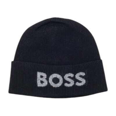 Bonnet BOSS Elios_Hat 10274291 01 50548777 Noir Unique Heren Bonnet BOSS Elios_Hat 10274291 01 50548777 Noir Unique Heren