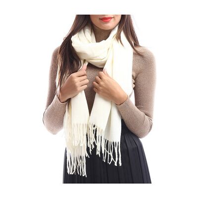Echarpe La Modeuse Foulards, écharpes pour femme - Blanc - Blanc Unique Dames Echarpe La Modeuse Foulards, écharpes pour femme - Blanc - Blanc Unique Dames