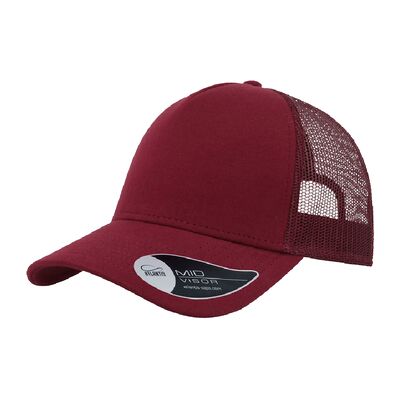 Casquette Trucker Atlantis Rapper Jersey Mi-Visor Bordeaux - Casquette Casquette Trucker Atlantis Rapper Jersey Mi-Visor Bordeaux - Casquette