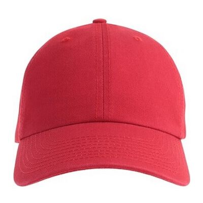 Casquette de Baseball en Coton Biologique Unisexe Atlantis Fraser - Rouge - 6 Panneaux Casquette de Baseball en Coton Biologique Unisexe Atlantis Fraser - Rouge - 6 Panneaux