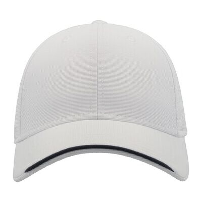 Casquette de baseball recyclée Atlantis Estoril 6 panneaux Blanc - Casquette Casquette de baseball recyclée Atlantis Estoril 6 panneaux Blanc - Casquette