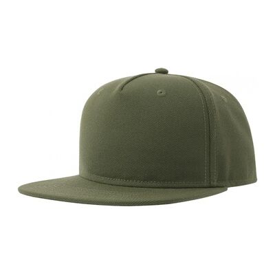 Atlantis Casquette Snapback 5 Panneaux Unisexe Olive - Baseball Cap Atlantis Casquette Snapback 5 Panneaux Unisexe Olive - Baseball Cap
