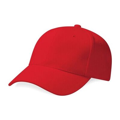 Casquette de baseball en coton brossé lourd unisexe - Rouge classique - Adulte Casquette de baseball en coton brossé lourd unisexe - Rouge classique - Adulte