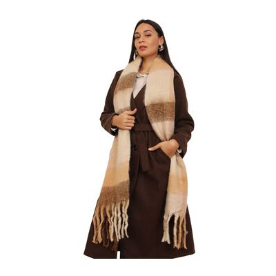 Echarpe La Modeuse Foulards, écharpes pour femme - Marron - Marron Unique Dames Echarpe La Modeuse Foulards, écharpes pour femme - Marron - Marron Unique Dames