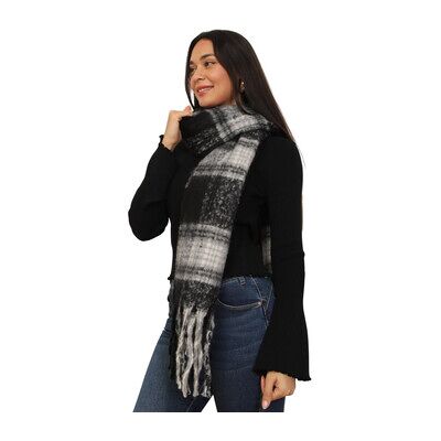 Echarpe La Modeuse Foulards, écharpes pour femme - Noir - Noir Unique Dames Echarpe La Modeuse Foulards, écharpes pour femme - Noir - Noir Unique Dames