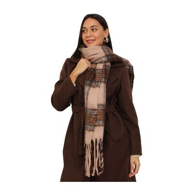Echarpe La Modeuse Foulards, écharpes pour femme - Taupe - Beige Unique Dames Echarpe La Modeuse Foulards, écharpes pour femme - Taupe - Beige Unique Dames