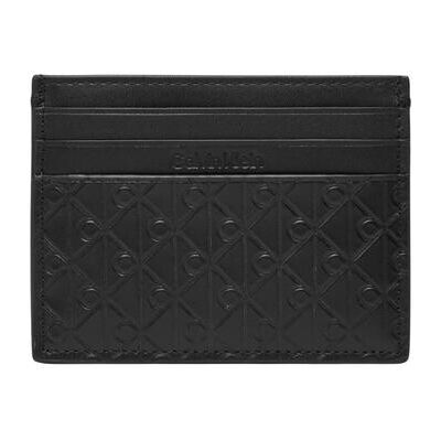 Portefeuille Calvin Klein Jeans EMBOSSED EMBLEM CARD CASE LV04D1128G Noir Unique Heren Portefeuille Calvin Klein Jeans EMBOSSED EMBLEM CARD CASE LV04D1128G Noir Unique Heren