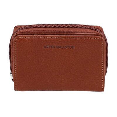 Arthur & Aston Portefeuille Arthur & Aston Porte Cartes Mixte, Homme, Femme Cognac Marron Unique Heren Arthur & Aston Portefeuille Arthur & Aston Porte Cartes Mixte, Homme, Femme Cognac Marron Unique Heren
