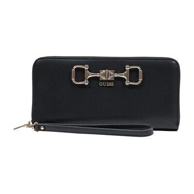 Portefeuille Guess JANIE SLG LARGE ZIP AROUND SWVG99 10146 Noir Unique Dames Portefeuille Guess JANIE SLG LARGE ZIP AROUND SWVG99 10146 Noir Unique Dames