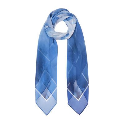 Echarpe Liu Jo Grand foulard à imprimé floral Bleu Unique Dames Echarpe Liu Jo Grand foulard à imprimé floral Bleu Unique Dames