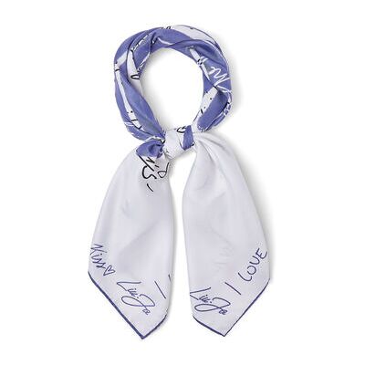 Echarpe Liu Jo Foulard avec imprimé coeur Bleu Unique Dames Echarpe Liu Jo Foulard avec imprimé coeur Bleu Unique Dames