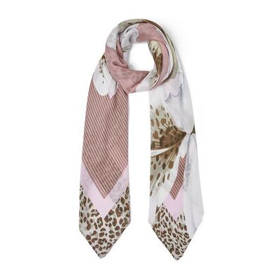 Echarpe Liu Jo Grand foulard avec orchidée Rose Unique Dames Echarpe Liu Jo Grand foulard avec orchidée Rose Unique Dames