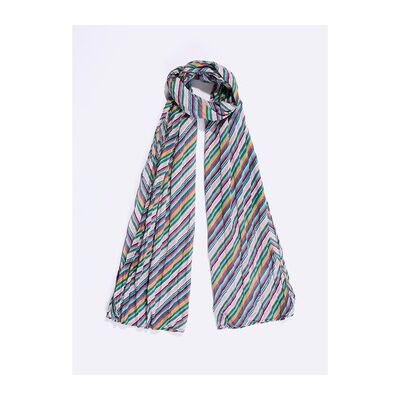 Echarpe La Fiancee Du Mekong Foulard imprimé voile de coton bio LAVANDI Multicolore Unique Dames Echarpe La Fiancee Du Mekong Foulard imprimé voile de coton bio LAVANDI Multicolore Unique Dames