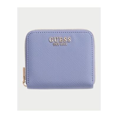 Portefeuille Guess Mini portefeuille Laurel femme en saffiano Bleu Unique Dames Portefeuille Guess Mini portefeuille Laurel femme en saffiano Bleu Unique Dames