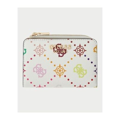 Portefeuille Guess Portefeuille Emelie 4G Logo Blanc Unique Dames Portefeuille Guess Portefeuille Emelie 4G Logo Blanc Unique Dames