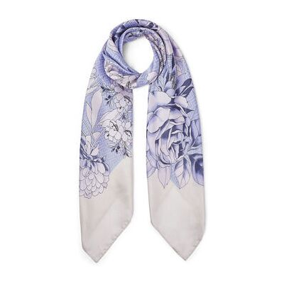 Echarpe Liu Jo Grand foulard à fleurs Bleu Unique Dames Echarpe Liu Jo Grand foulard à fleurs Bleu Unique Dames