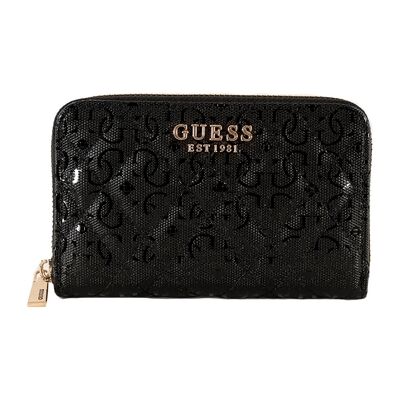 Portefeuille Guess swgg9628140 Noir Unique Dames Portefeuille Guess swgg9628140 Noir Unique Dames