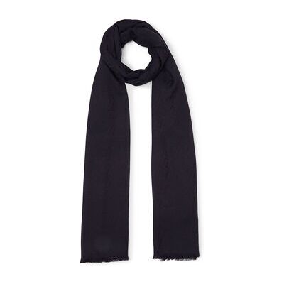 Echarpe Liu Jo Foulard à logo jacquard Noir Unique Dames Echarpe Liu Jo Foulard à logo jacquard Noir Unique Dames