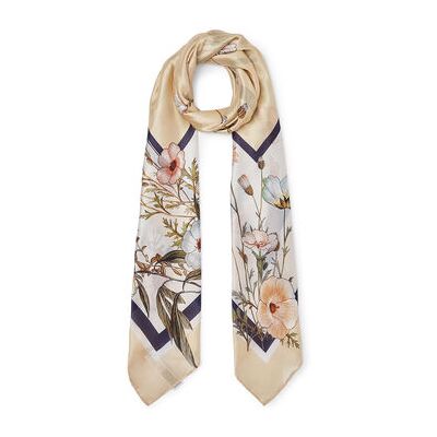 Echarpe Liu Jo Foulard à fleurs Orange Unique Dames Echarpe Liu Jo Foulard à fleurs Orange Unique Dames