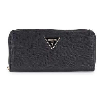 Portefeuille Guess Laurel Ii Slg Large Zip Around Noir Unique Dames Portefeuille Guess Laurel Ii Slg Large Zip Around Noir Unique Dames