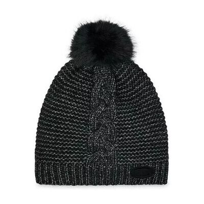 Bonnet Guess Bonnet BEANIE Noir EU L Dames Bonnet Guess Bonnet BEANIE Noir EU L Dames