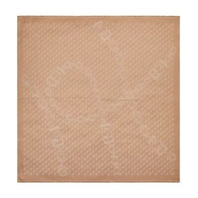 Echarpe Guess Foulard KEFIAH LOGO 4G 125X125 Beige Unique Dames Echarpe Guess Foulard KEFIAH LOGO 4G 125X125 Beige Unique Dames