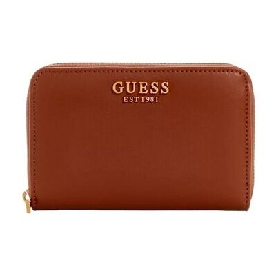 Portefeuille Guess Portefeuille LAUREL SLG MEDIUM ZIP AROUND Marron Unique Dames Portefeuille Guess Portefeuille LAUREL SLG MEDIUM ZIP AROUND Marron Unique Dames