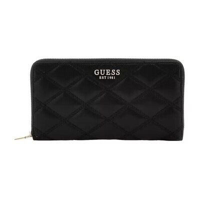 Portefeuille Guess SWQG96 32163 Noir Unique Dames Portefeuille Guess SWQG96 32163 Noir Unique Dames