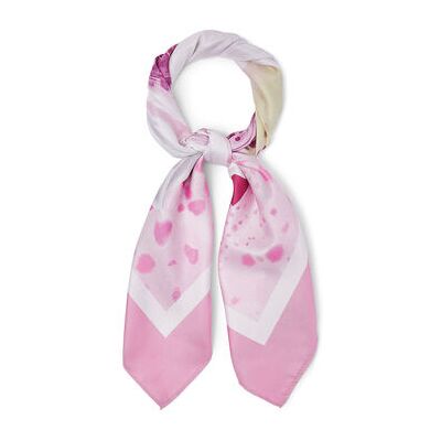 Echarpe Liu Jo Foulard à fleurs Rose Unique Dames Echarpe Liu Jo Foulard à fleurs Rose Unique Dames