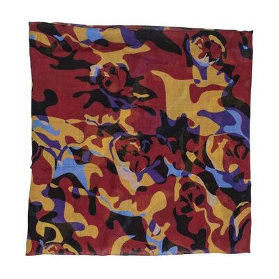 Echarpe McQ Alexander McQueen Foulard Rouge Unique Heren Echarpe McQ Alexander McQueen Foulard Rouge Unique Heren