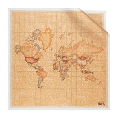 Echarpe Alviero Martini FOULARD 90X90 Beige Unique Dames Echarpe Alviero Martini FOULARD 90X90 Beige Unique Dames