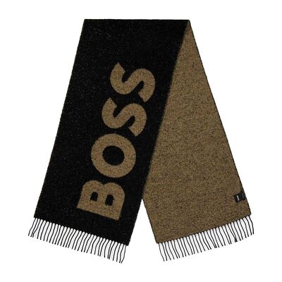 Echarpe BOSS Armin Noir Unique Dames Echarpe BOSS Armin Noir Unique Dames