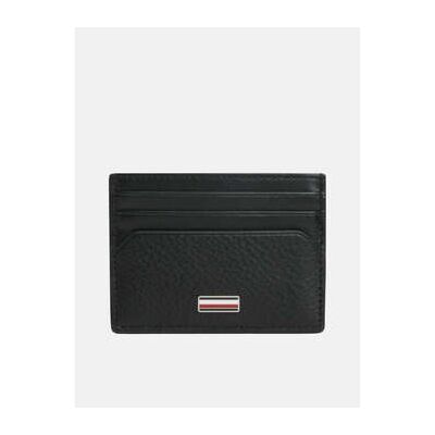 Portefeuille Tommy Hilfiger Porte-cartes noir en cuir Noir Unique Heren Portefeuille Tommy Hilfiger Porte-cartes noir en cuir Noir Unique Heren